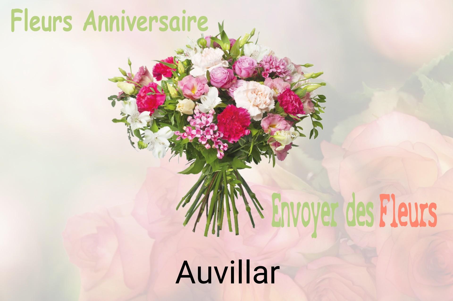 Bouquet de fleurs d’anniversaire livré à Auvillar